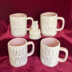 Rae Dunn Bridesmaid Mugs X4 NIB